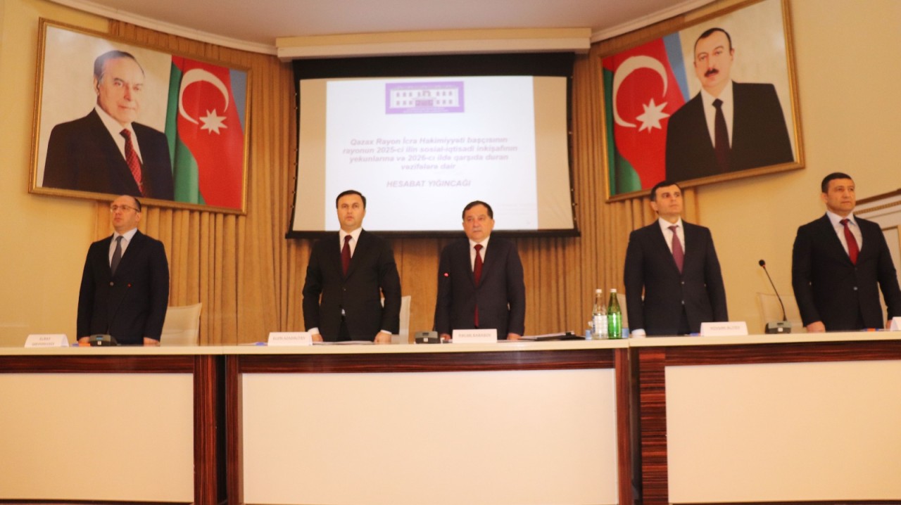 Qazaxın icra başçısı hesabat yığıncağı keçirdi - FOTOLAR